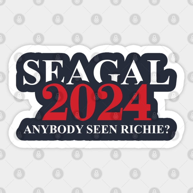 Seagal 2024 Anybody Seen Richie? Sticker by Gimmickbydesign